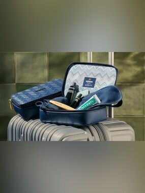 Missoni Travel Kit Cosmetic Bag Amenity Kit NWT